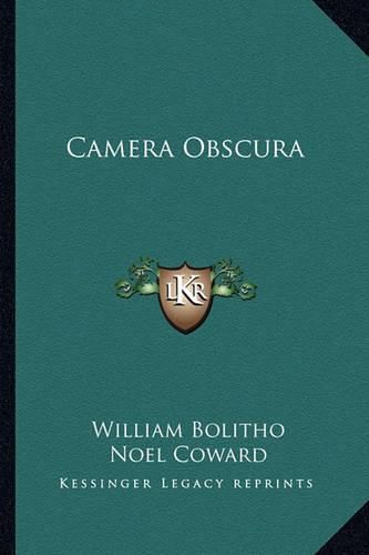 Cover image for Camera Obscura