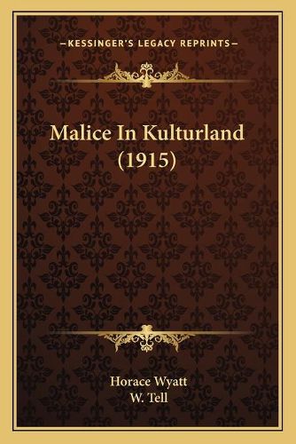 Cover image for Malice in Kulturland (1915)