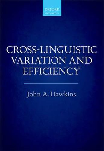 Cover image for Cross-Linguistic Variation and Efficiency