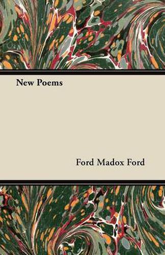 Cover image for New Poems