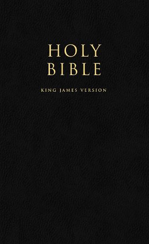 Cover image for HOLY BIBLE: King James Version (KJV) Popular Gift & Award Black Leatherette Edition