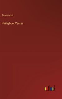 Cover image for Haileybury Verses