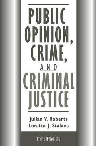 Cover image for Public Opinion, Crime, And Criminal Justice