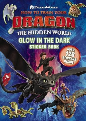 Cover image for How to Train Your Dragon: the Hidden World: Glow in the Dark Sticker Book