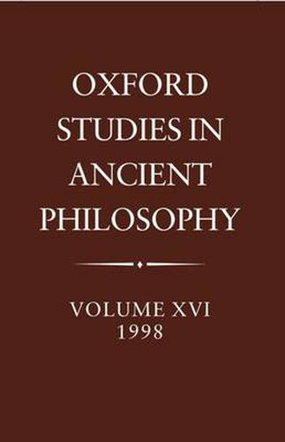 Cover image for Oxford Studies in Ancient Philosophy