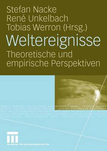 Cover image for Weltereignisse: Theoretische und Empirische Perspektiven