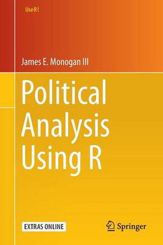 Cover image for Political Analysis Using R