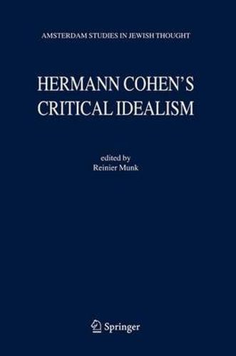 Cover image for Hermann Cohen's Critical Idealism