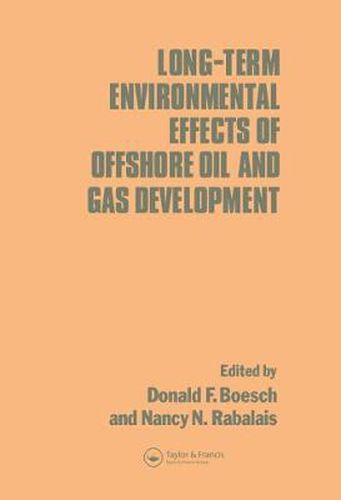 Cover image for Long-term Environmental Effects of Offshore Oil and Gas Development