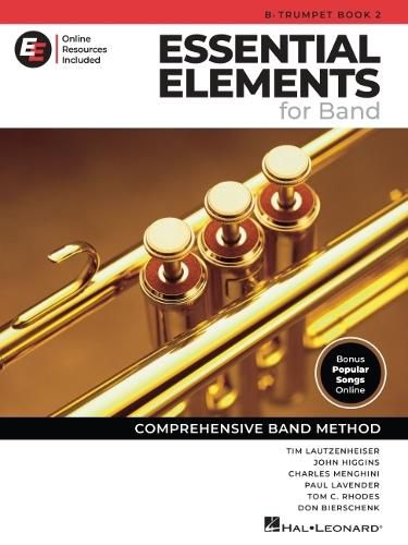 Cover image for Essential Elements for Band - BB Trumpet Book 2 with Online Audio and Video