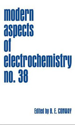 Cover image for Modern Aspects of Electrochemistry, Number 38