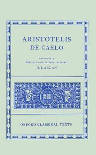 Cover image for De Caelo