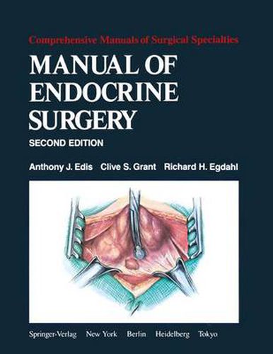 Cover image for Manual of Endocrine Surgery