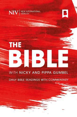 Cover image for NIV Bible in One Year with Commentary by Nicky and Pippa Gumbel