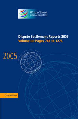 Cover image for Dispute Settlement Reports 2005