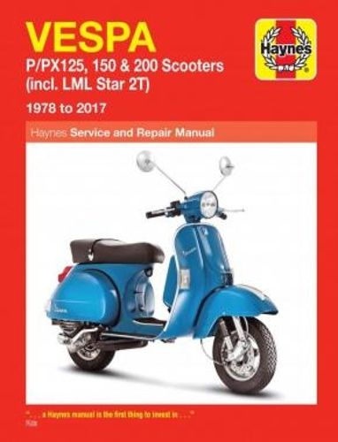 Cover image for Vespa P/PX125, 150 & 200 Scooters (incl. LML Star 2T) (78-17)