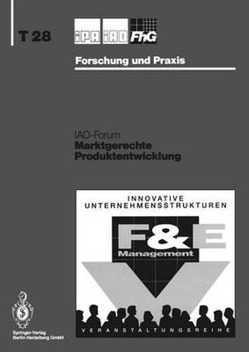 Cover image for Marktgerechte Produktentwicklung