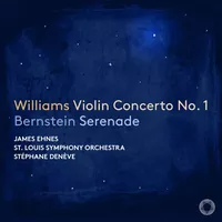 Cover image for John Williams: Violin Concerto No. 1 & Bernstein: Serenade
