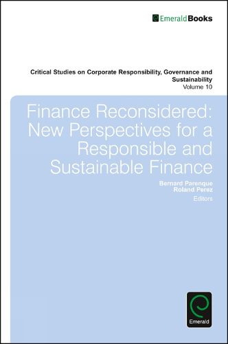 Cover image for Finance Reconsidered: New Perspectives for a Responsible and Sustainable Finance