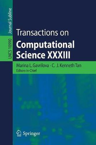 Cover image for Transactions on Computational Science XXXIII