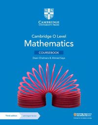 Cover image for Cambridge O Level Mathematics Coursebook with Digital Version (3 Years' Access)