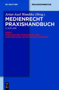 Cover image for Europaisches Medienrecht Und Durchsetzung Des Geistigen Eigentums