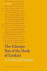 Cover image for The Ethiopic Text of the Book of Ezekiel: A Critical Edition