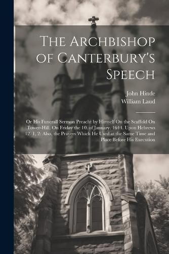 The Archbishop of Canterbury's Speech