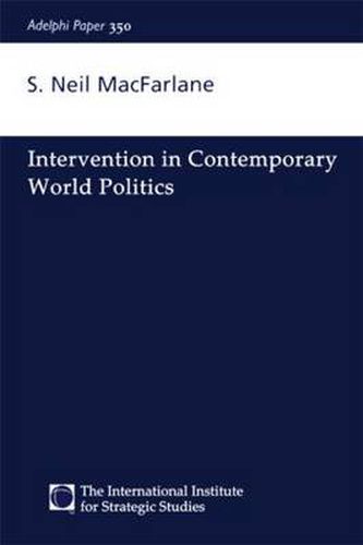 Cover image for Intervention in Contemporary World Politics