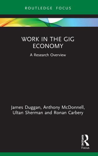 Cover image for Work in the Gig Economy