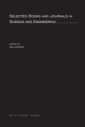 Cover image for Selected Books and Journals in Science and Engineering