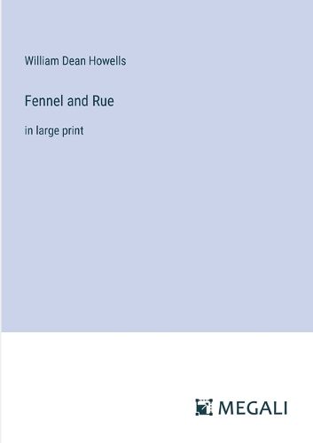 Cover image for Fennel and Rue