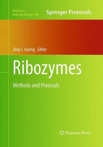 Cover image for Ribozymes: Methods and Protocols