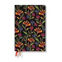 Cover image for Wild Flowers (Playful Creations) Mini 18-month Horizontal Hardback Dayplanner 2025 (Elastic Band Closure)