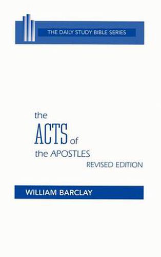 Cover image for The Acts of the Apostles