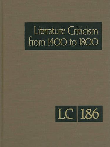 Cover image for Literature Criticism from 1400 to 1800