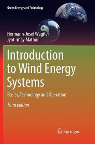 Cover image for Introduction to Wind Energy Systems: Basics, Technology and Operation