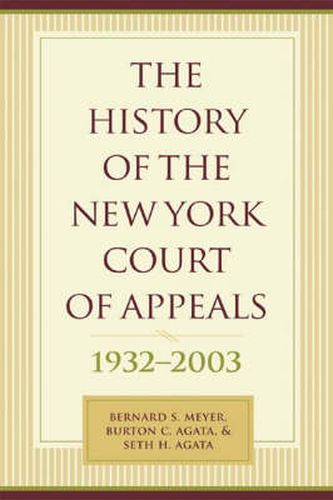 The History of the New York Court of Appeals: 1932-2003