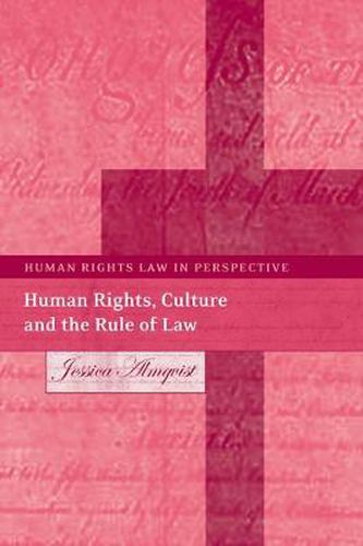 Cover image for Human Rights, Culture and the Rule of Law