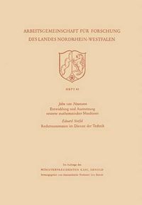 Cover image for Entwicklung Und Ausnutzung Neuerer Mathematischer Maschinen / Rechenautomaten Im Dienste Der Technik