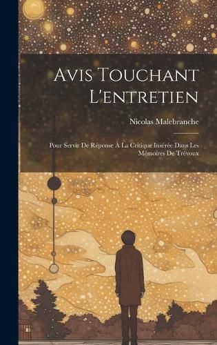 Cover image for Avis Touchant L'entretien