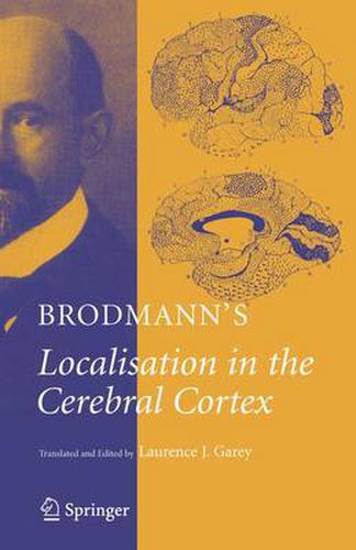 Cover image for Brodmann's: Localisation in the Cerebral Cortex