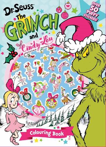 Cover image for Dr. Seuss the Grinch & Cindy-Lou Colouring Book