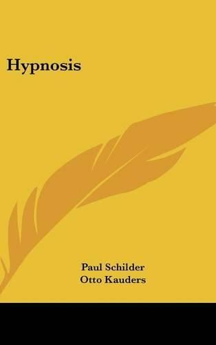 Cover image for Hypnosis