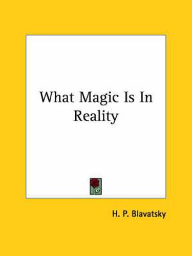 Cover image for What Magic Is in Reality
