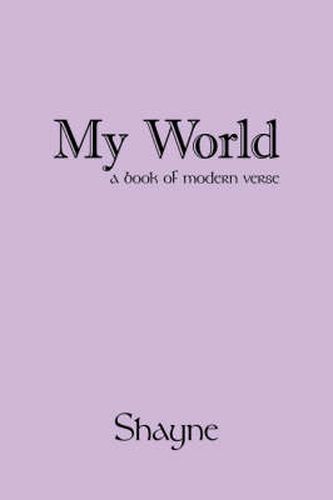 Cover image for My World: A Book of Modern Verse