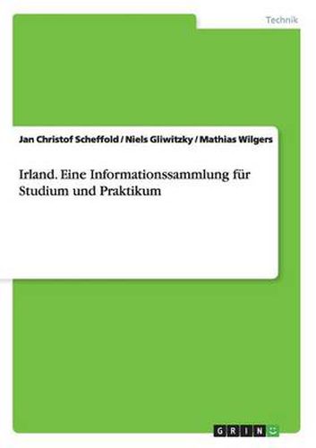 Cover image for Irland. Eine Informationssammlung fur Studium und Praktikum