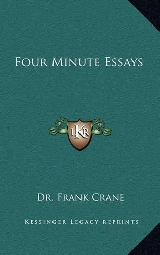 Cover image for Four Minute Essays