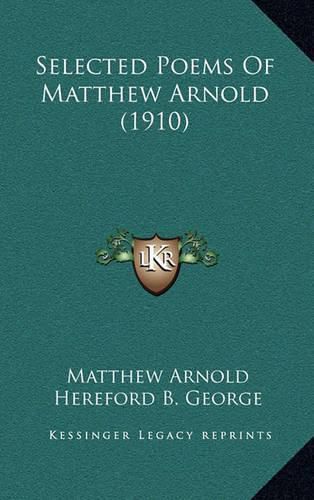 Selected Poems of Matthew Arnold (1910)