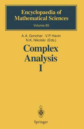 Cover image for Complex Analysis I: Entire and Meromorphic Functions Polyanalytic Functions and Their Generalizations